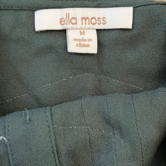 Ella Moss Trinity Cami in Sage Green with Ivory Lace Trim - Picture 6 of 9